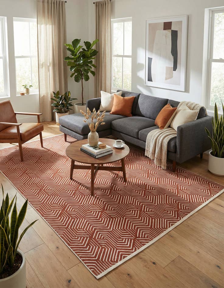 Detail image of  7' 10 x 10' Aakaar Rug