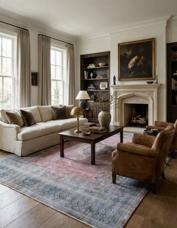 7' 9 x 10' 6 Vintage Royal Wool Rug