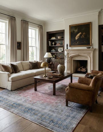 7' 9 x 10' 6 Vintage Royal Wool Rug