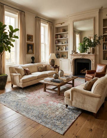 8' 3 x 12' 6 Vintage Royal Wool Rug