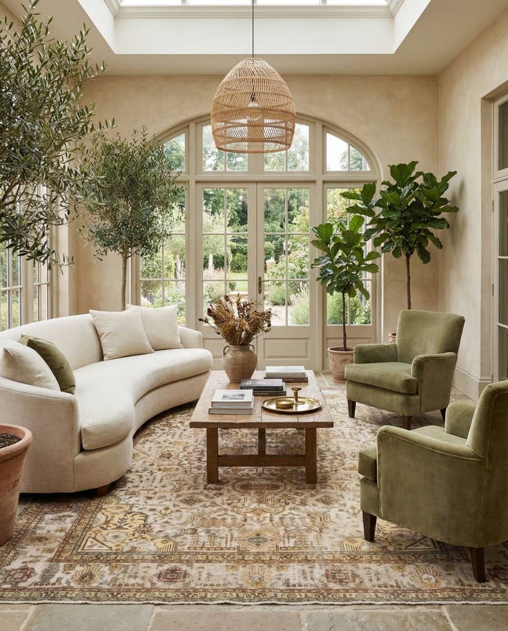 Detail image of 9' 9 x 13' Hand Knotted Vintage Royal Persian Wool Rug