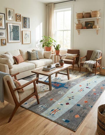 9' x 12' Washable Vivid Rug