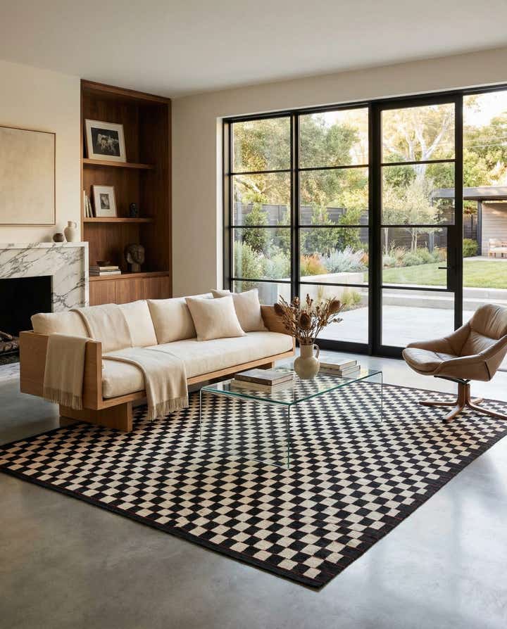 8' 4 x 11' 4 Hand Woven Kilim Modern Wool Rug