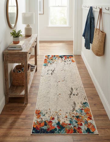 2' 2 x 6' 9 Washable Theia Runner Rug
