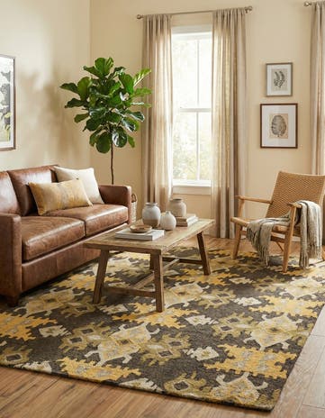 5' x 8' Luna Wool Rug