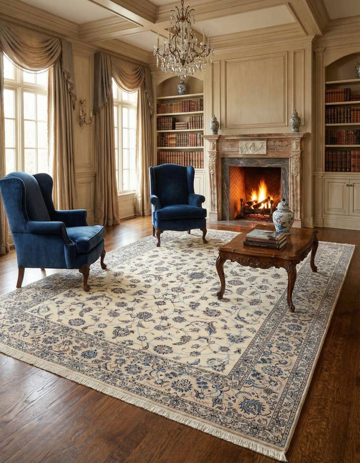 Detail image of 8' 6 x 11' 9 Nain Rug