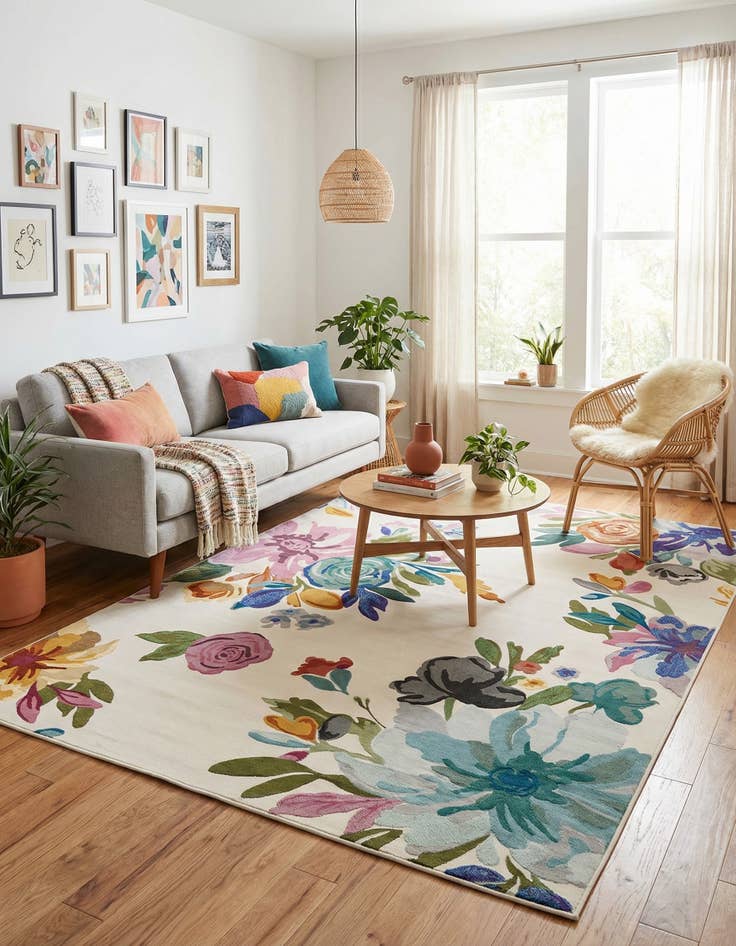 Detail image of  7' 10 x 11' Blossom Rug