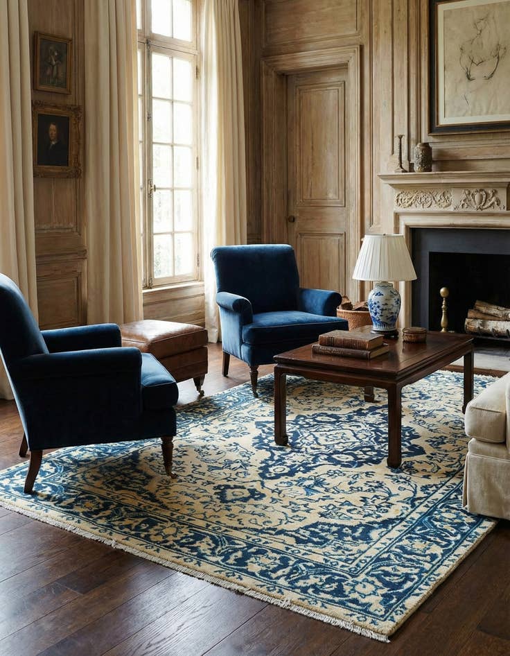 Detail image of 3' 9 x 6' 4 Vintage Royal Rug