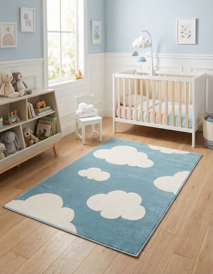 Detail image of 2' x 3' Whimsy Kids Rug