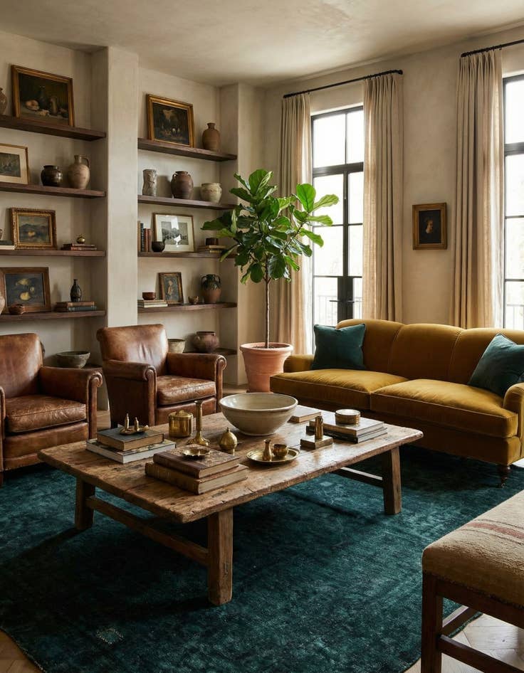 Detail image of 9' 5 x 12' 3  Hand Knotted Ultra Vintage Persian Wool Rug