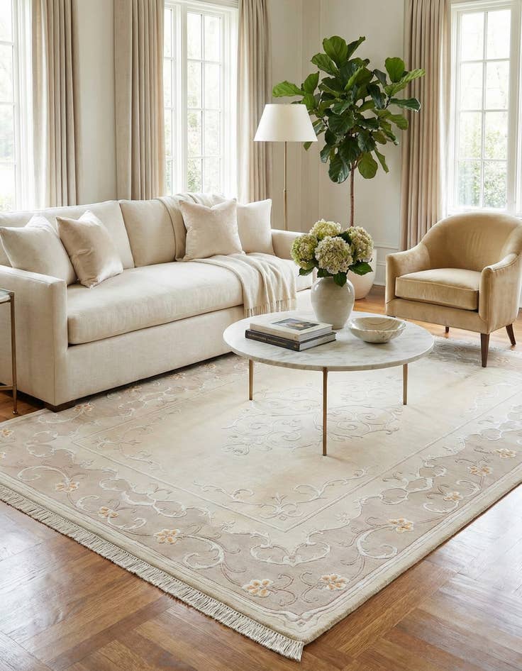 Detail image of 5' 7 x 7' 11  Hand Knotted Darya Rug