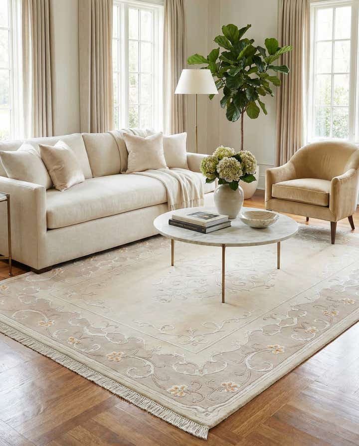 5' 7 x 7' 11 Hand Knotted Darya Rug