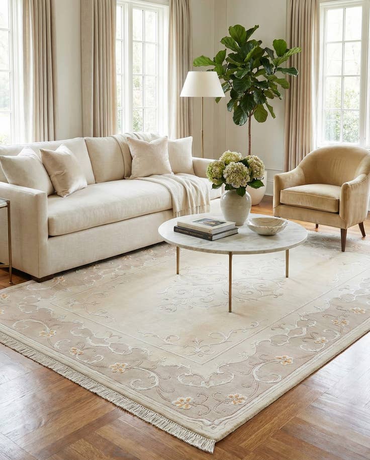 Detail image of 5' 7 x 7' 11 Hand Knotted Darya Rug