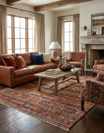 5' 9 x 7' 8 Ariana Ziegler Wool Rug