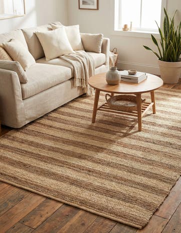 Natural Ivory Handmade Braided Jute Rug