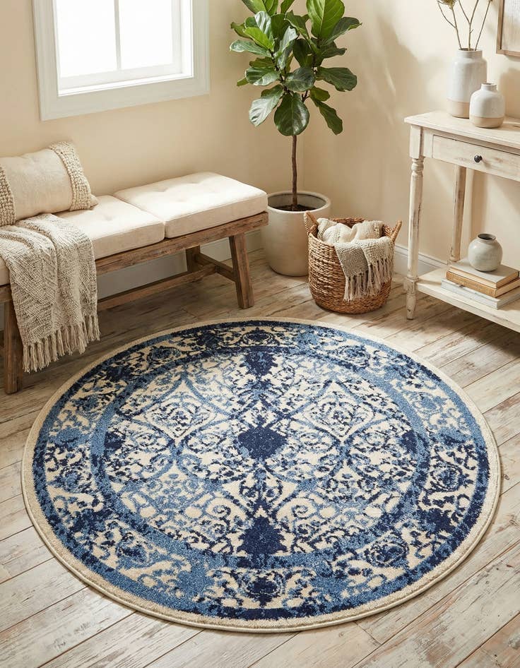 Detail image of  3' x 3' Miranda Round Rug