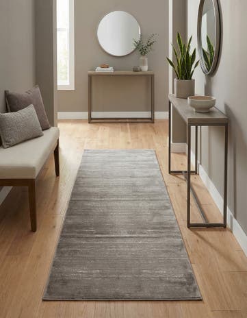 Jill Zarin Gray Uptown Madison Avenue Runner Rug
