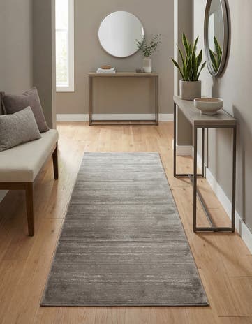 Jill Zarin Gray Uptown Madison Avenue Runner Rug