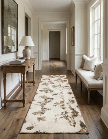 3' 2 x 8' 10 Hand Knotted Ultra Vintage Persian Wool Runner Rug