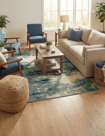 6' x 9' Washable Theia Rug