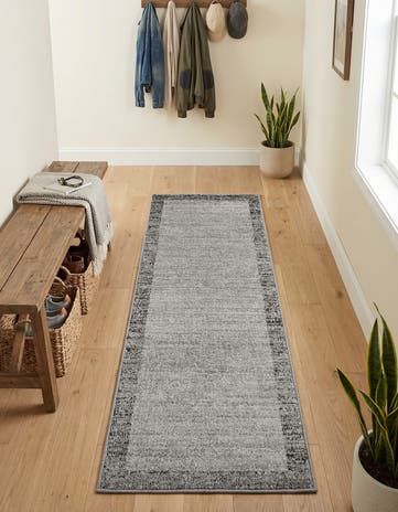 Light Gray Loft Runner Rug