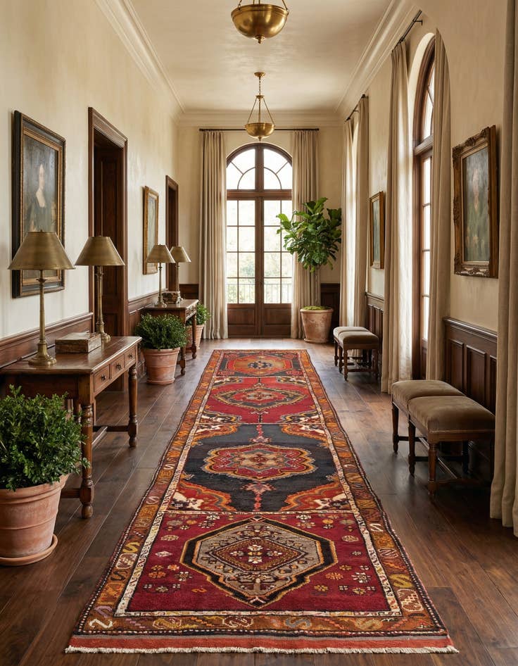 Detail image of  3' 7 x 16' 10 Kurd Runner Rug