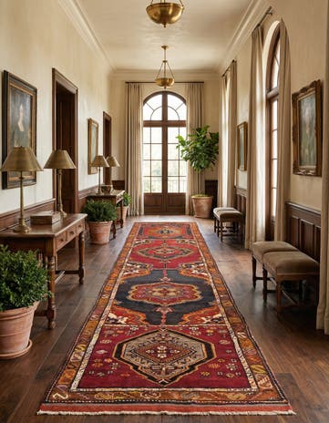 3' 7 x 16' 10 Kurd Runner Rug