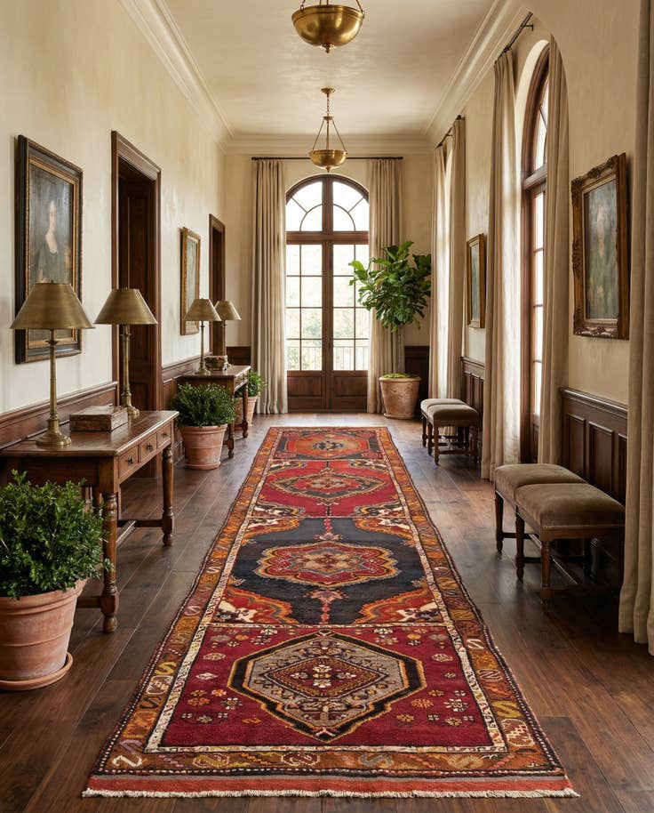 Detail image of 3' 7 x 16' 10 Kurd Runner Rug