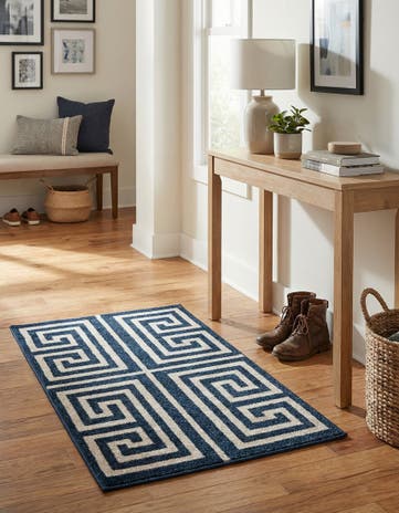 Navy Blue Hera Rug