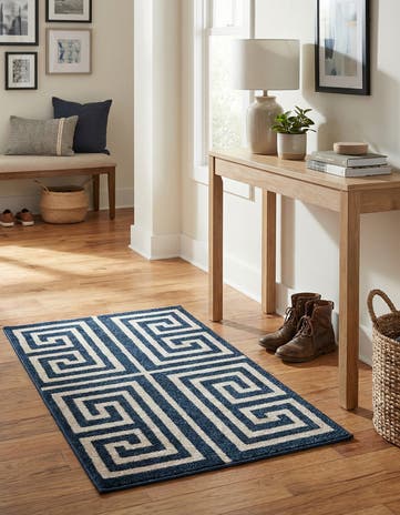 Navy Blue Hera Rug