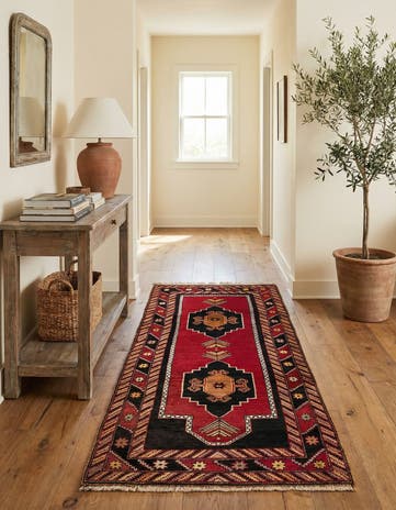 3' 3 x 7' Hand Knotted Anatolian Wool Runner Rug
