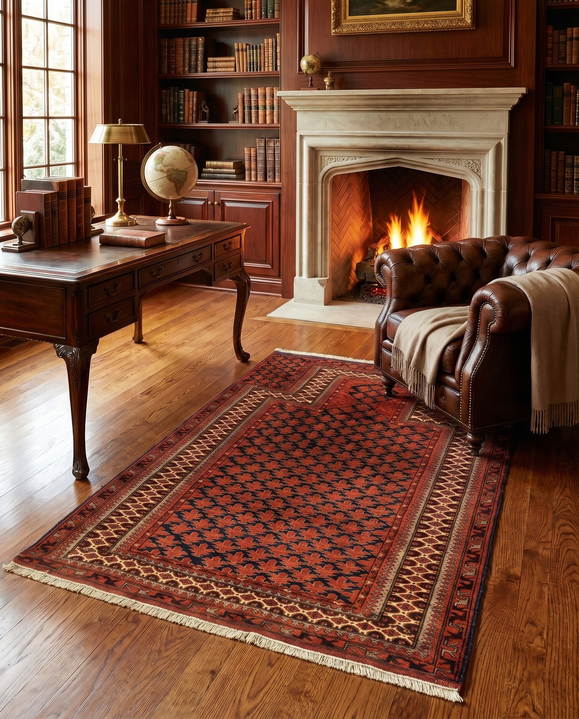 3' 3 x 4' 7 Gutchan Wool Rug