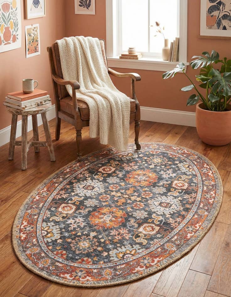 Detail image of 2' x 3' 1 Timeless Oval Rug