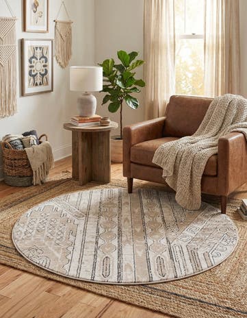 3' x 3' Oregon Round Rug