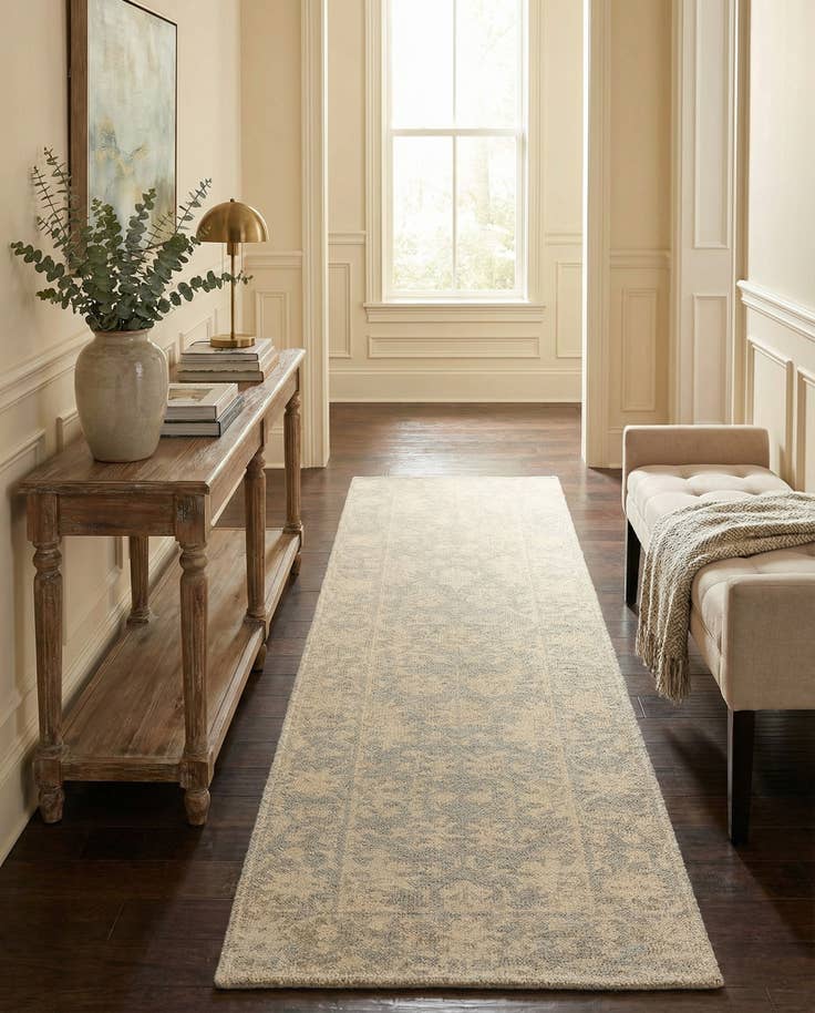 Detail image of 2' 10 x 8' 10 Hand Knotted Darya Runner Rug