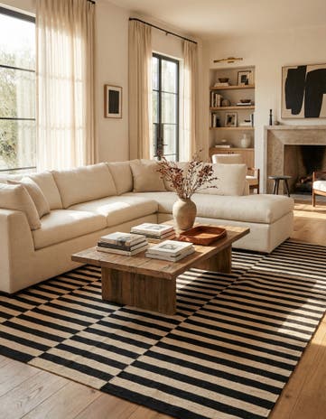 8' 4 x 9' 8 Hand Woven Kilim Modern Wool Rug