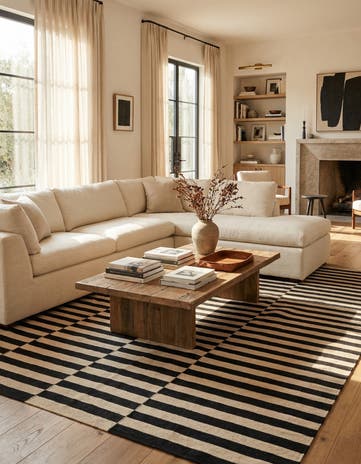 8' 4 x 9' 8 Hand Woven Kilim Modern Wool Rug