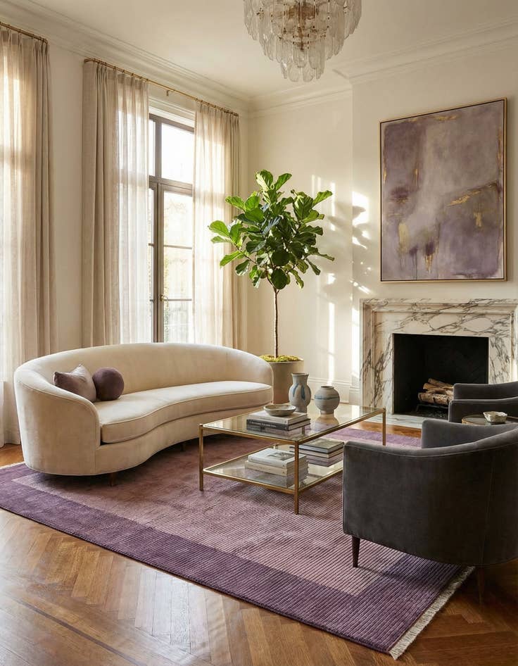 Detail image of 8' 2 x 11' 6  Hand Knotted Darya Wool Rug