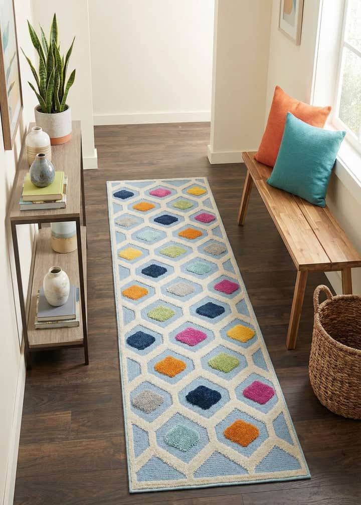 2' x 8' Easy-Clean Aruba Indoor / Outdoor Runner Rug