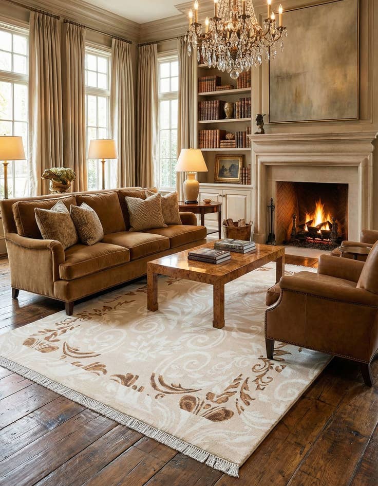 Detail image of 5' 10 x 8' Darya Rug