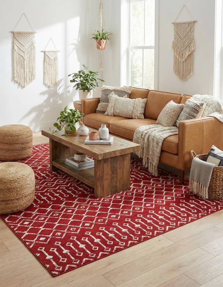 Detail image of 7' x 10' Kasbah Trellis Rug