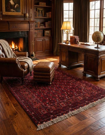 4' 3 x 6' 5 Afghan Rug