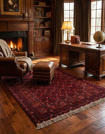 4' 3 x 6' 5 Afghan Rug