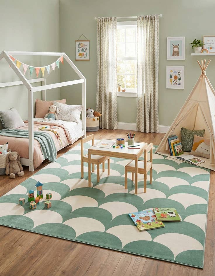 Detail image of 10' x 13' Whimsy Kids Rug