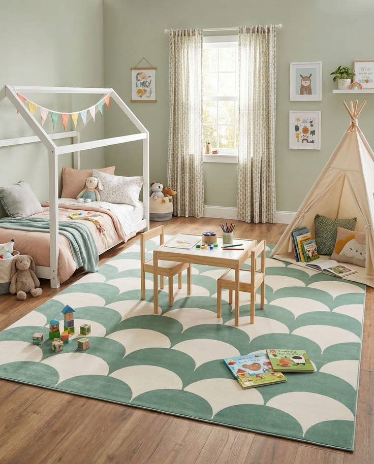 Detail image of 10' x 13' Whimsy Kids Rug