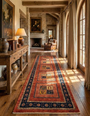2' 11 x 10' 2 Luribaft Wool Runner Rug