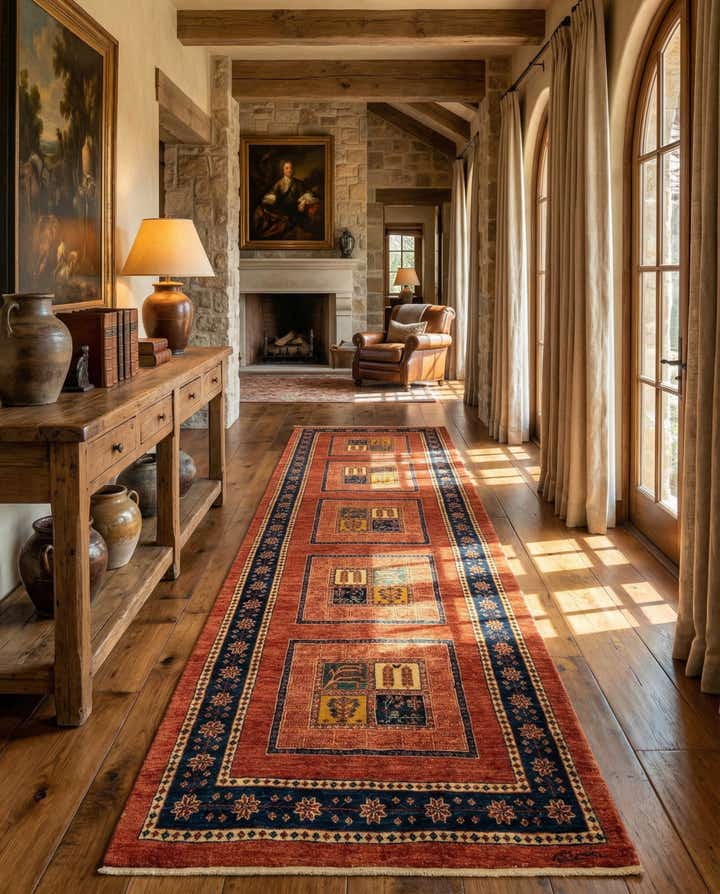 2' 11 x 10' 2 Luribaft Wool Runner Rug