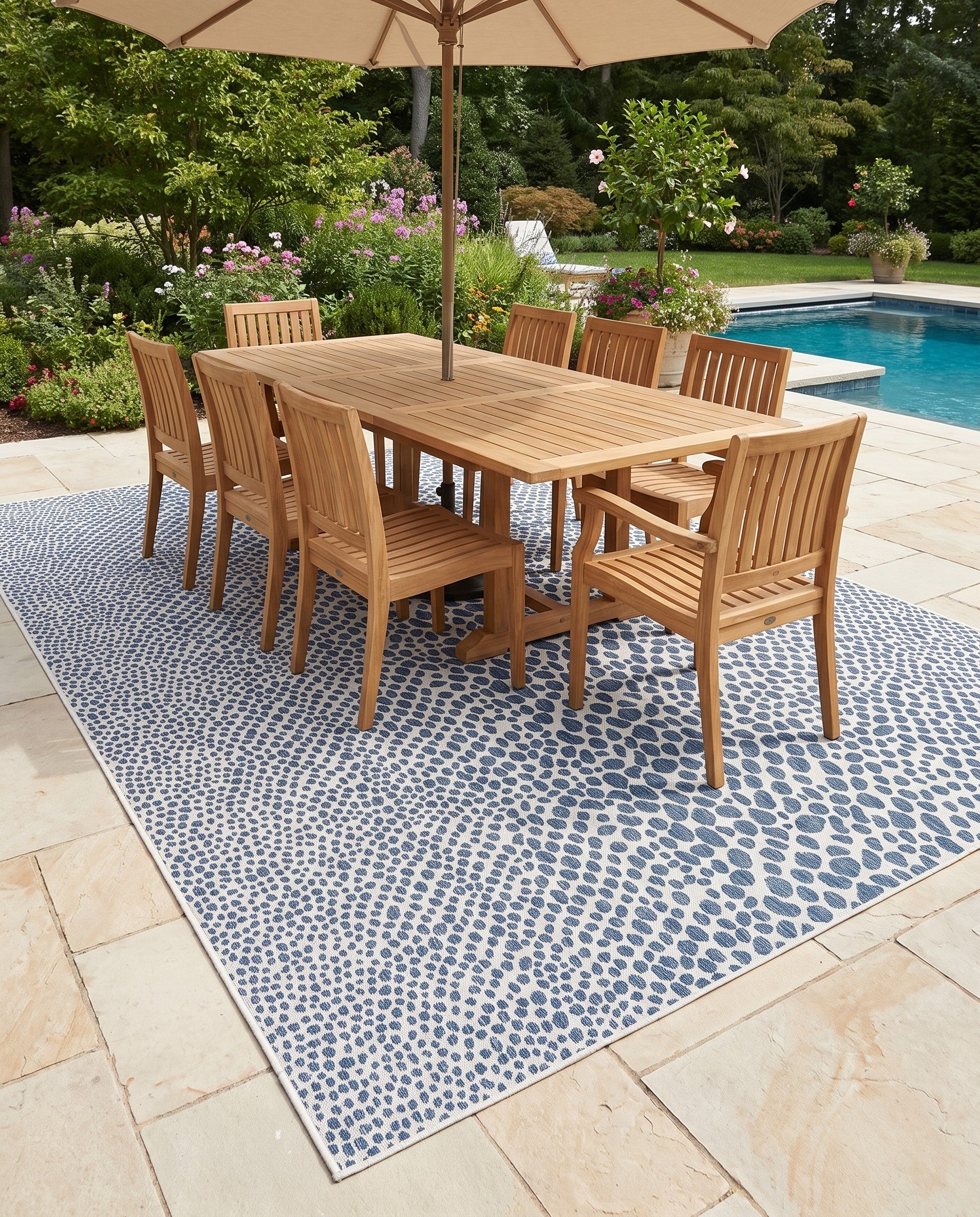 10' x 14' Easy-Clean Jill Zarin Cape Town Indoor / Outdoor Rug