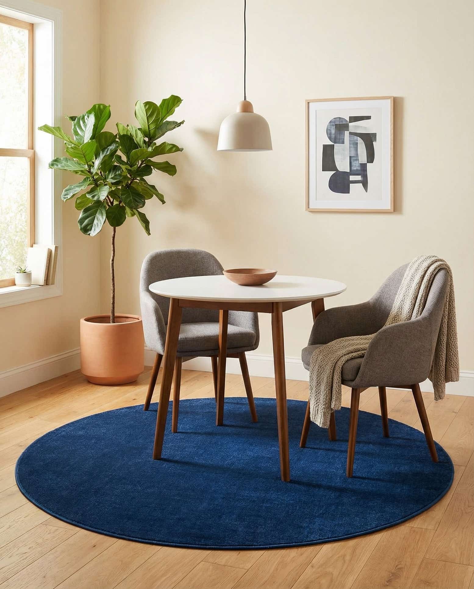 5' 3 x 5' 3 Tribeca Round Rug