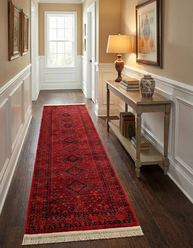 Detail image of 2' 7 x 13' Bokhara Runner Rug